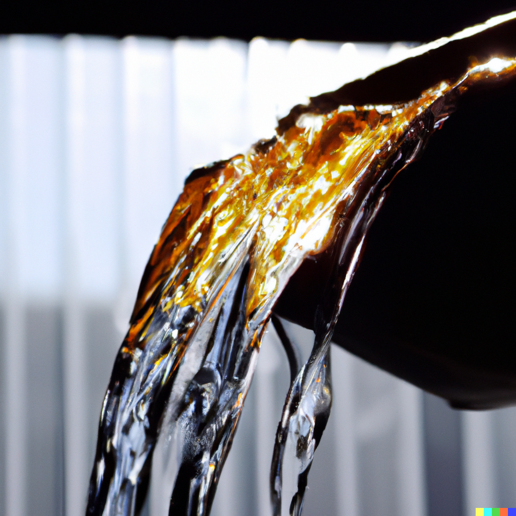 bild på porlande vatten