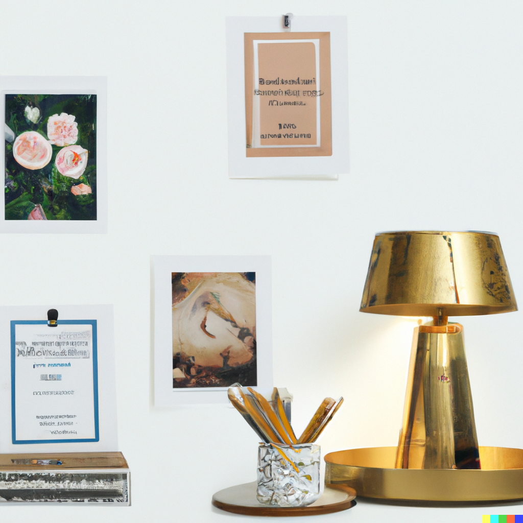 abstrakt och stämningsfull bild på lampor