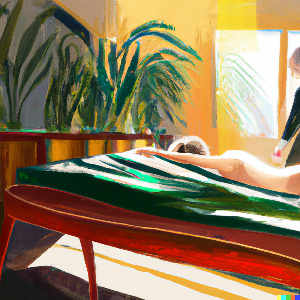 bild på aromaterapi massage